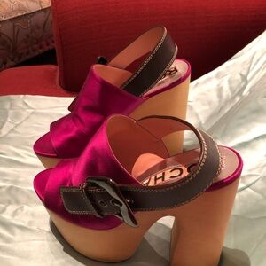 Rochas Designer Platform Sandals.  Never worn.